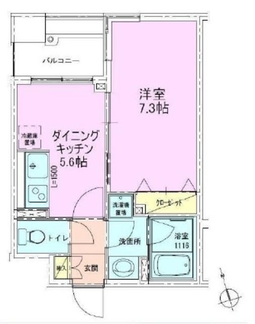 中央区入船のマンションの間取り