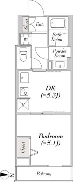 ルミークアン東陽町の間取り