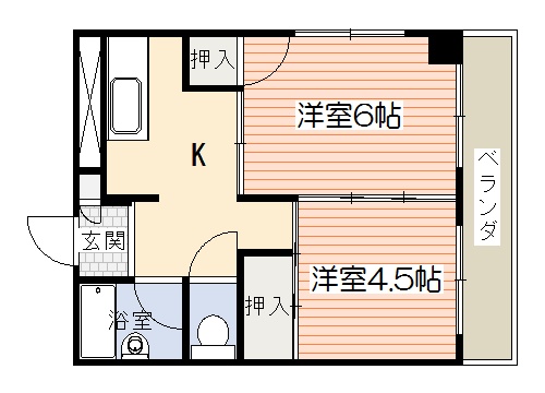 田上中央ビルの間取り