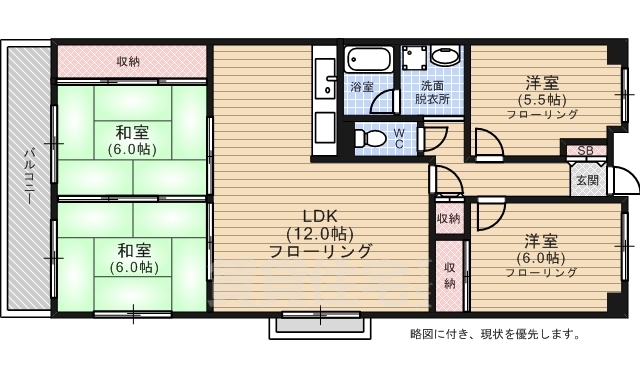 ファミール飯倉の間取り