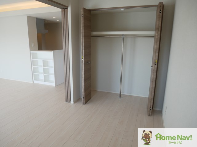 収納　大きな収納で荷物もすっきり片付きます。