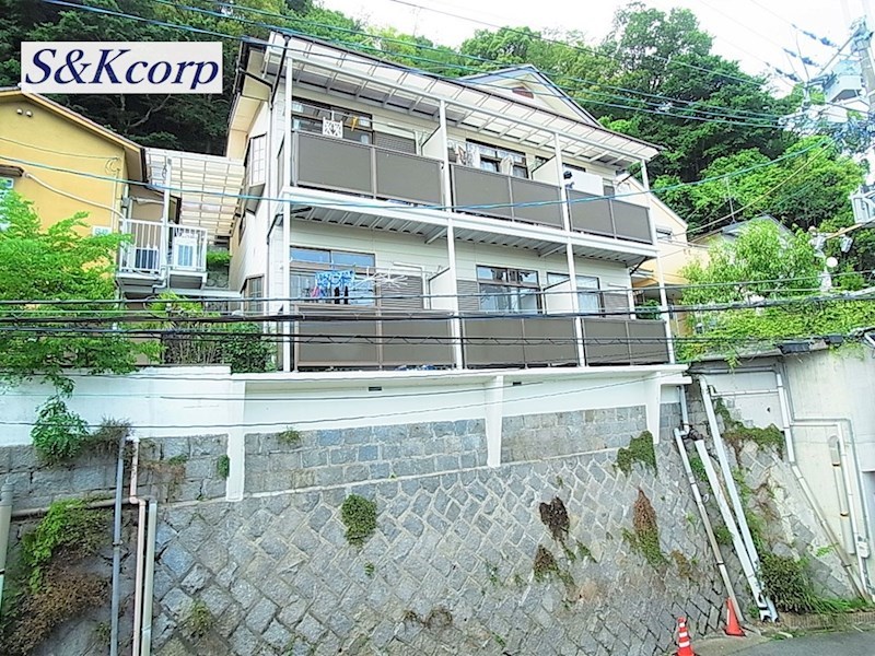 建物外観　城の下ハイツA棟（ネット無料物件）