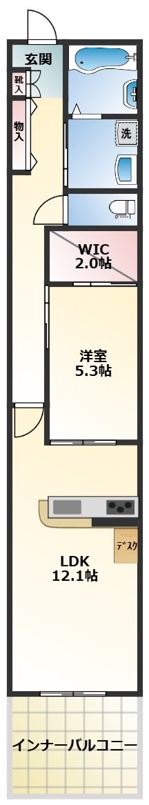 パークエレメント府中の間取り