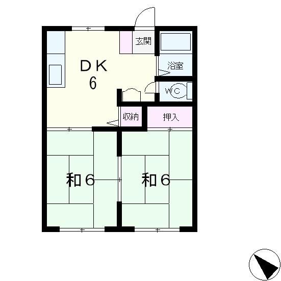 サンシティ田中の間取り