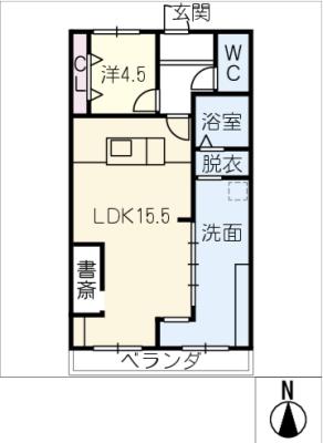 グランシャリオ城見の間取り