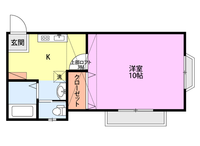 コーポアイリスの間取り