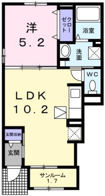 カプリＣの間取り