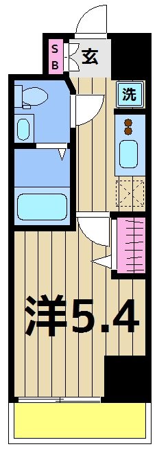 フェルクルールプレスト堀切菖蒲園の間取り