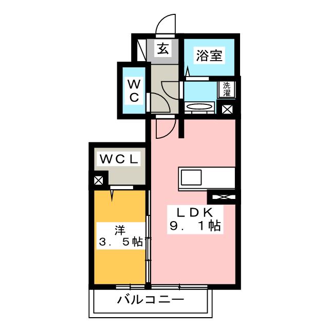 【カメリア・ウサの間取り】