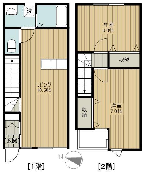 サニーコートＩＸの間取り