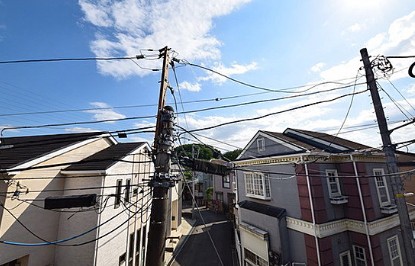 【横浜市旭区鶴ケ峰本町のアパートの眺望】