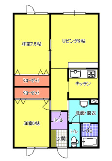 ファミールＯＷＬの間取り