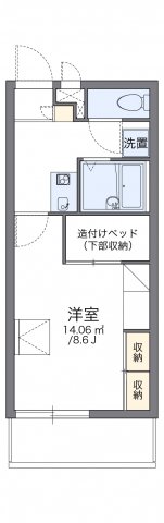 レオパレスアデッソIIの間取り