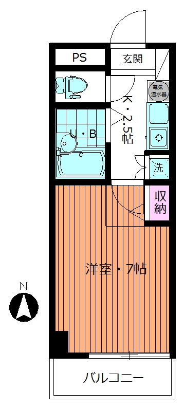 アビタシオン川越（女性限定）の間取り