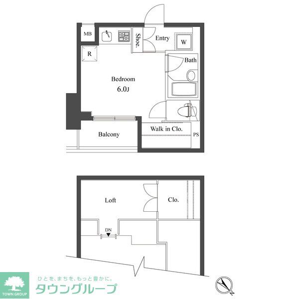 プライマル小石川の間取り
