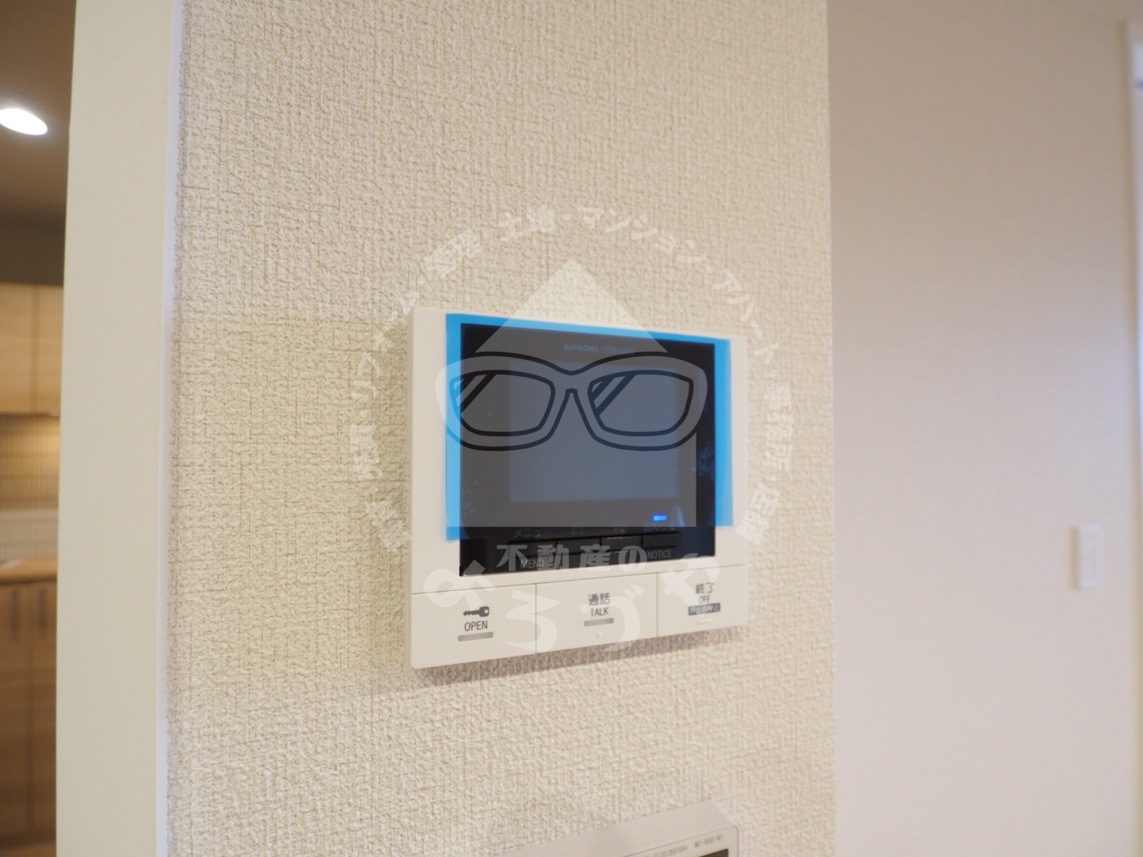 セキュリティ　顔を確認してから開錠できるモニター付インターフォンです