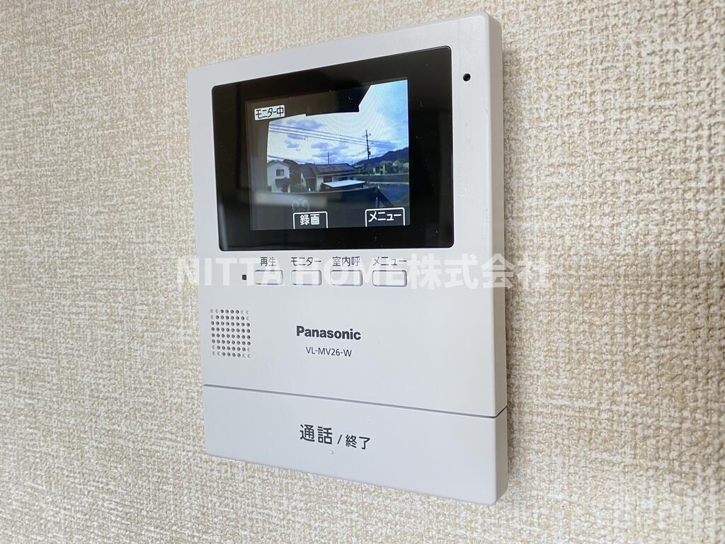 セキュリティ　ＴＶインターホン付きでセキュリティ面は安心ですね◎