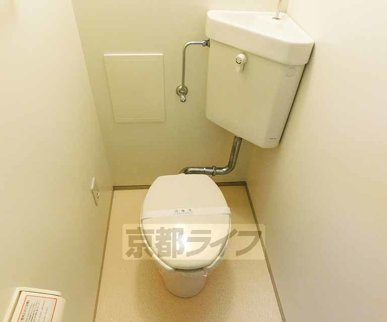 トイレ　シンプルですがきれいに掃除していますよ