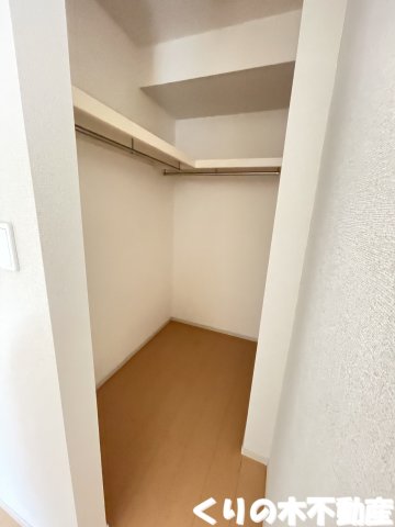 収納　たっぷりとした収納スペースです