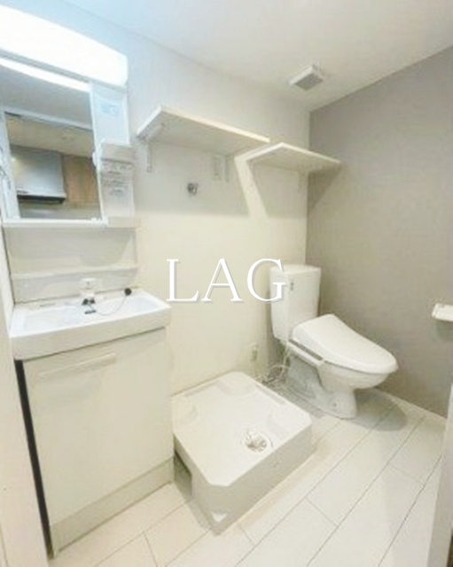 洗面設備　洗面台です。