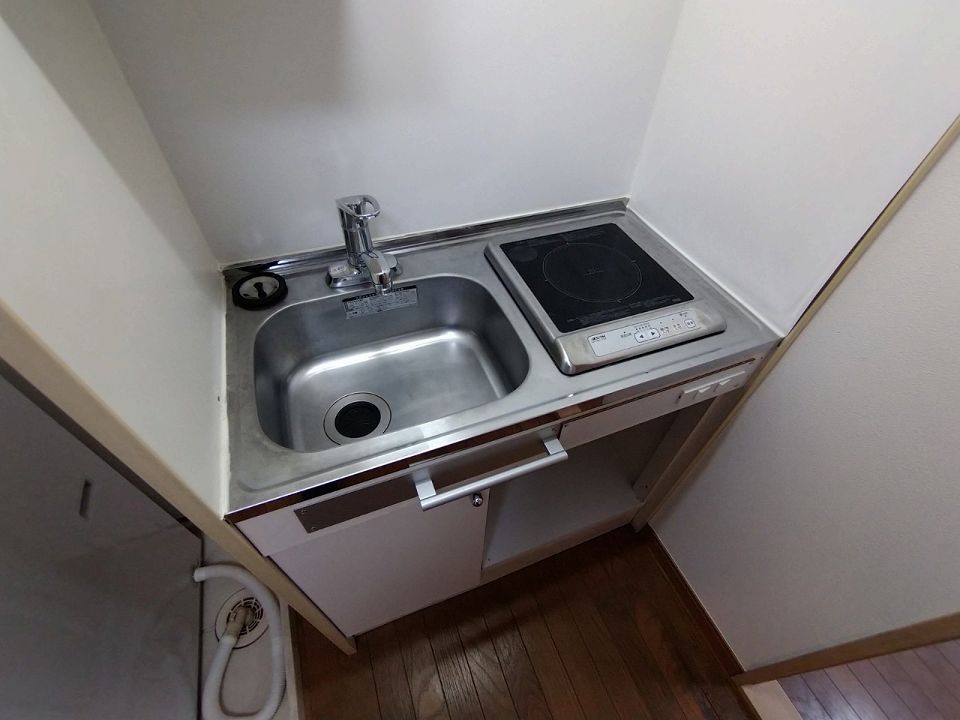 キッチン　シングルレバー設置