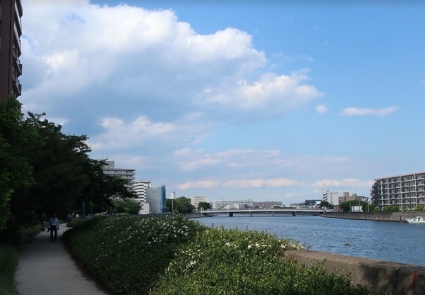 公園　潮鶴橋水際緑道（公園）まで940m