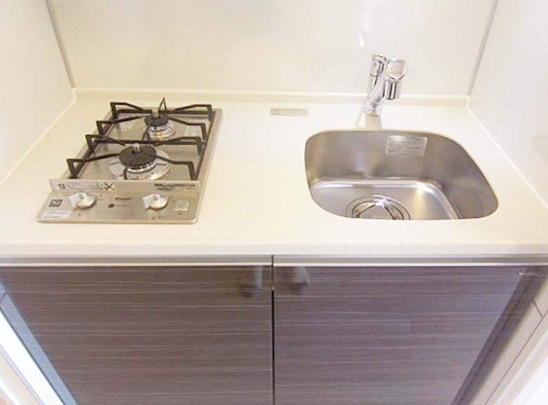 キッチン　★使いやすい二口コンロ、システムキッチン★