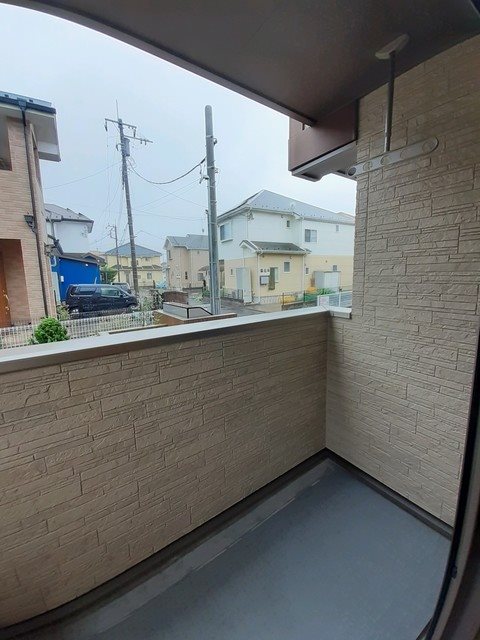 バルコニー　南向きのベランダです。