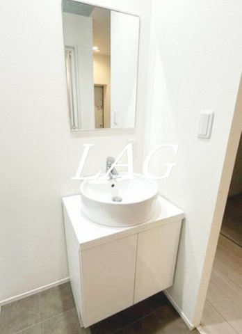 洗面設備　洗面台です。