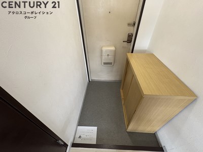 瑞穂町マンションの玄関写真