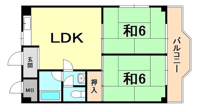 リバーサイド甲陽園の間取り写真