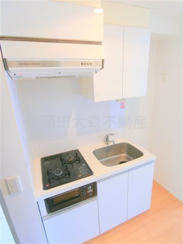 キッチン　２口ガスグリル付システムキッチン