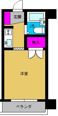 ヴェスタ天神橋の間取り写真