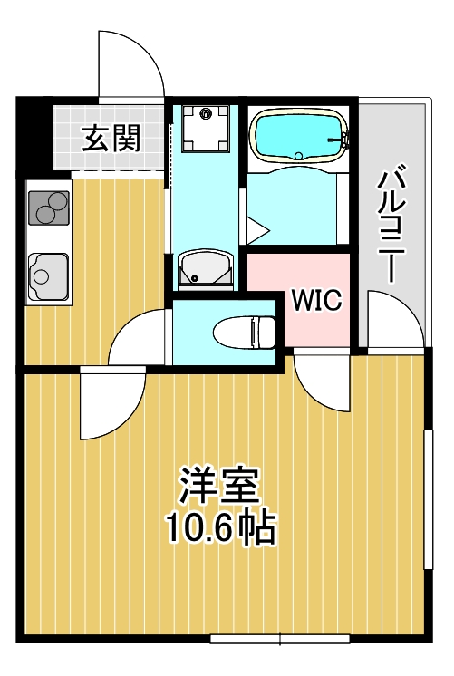 地下鉄中央線 深江橋駅 徒歩7分 3階建 築13年の間取り写真