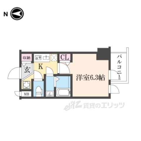 ファステート京都東寺フェイブの間取り写真
