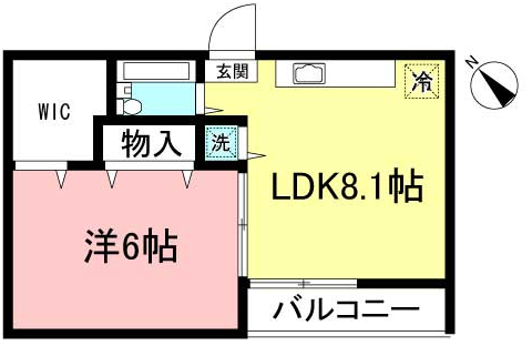 サンハイツ壱番館の間取り写真