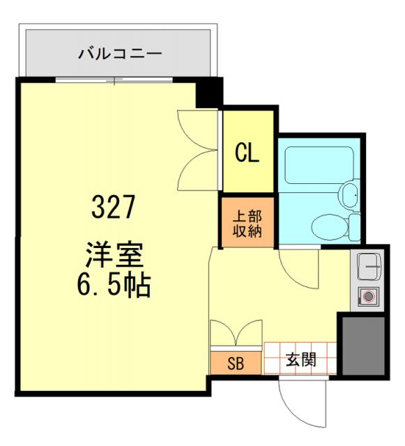 スカイコート品川第二の間取り写真