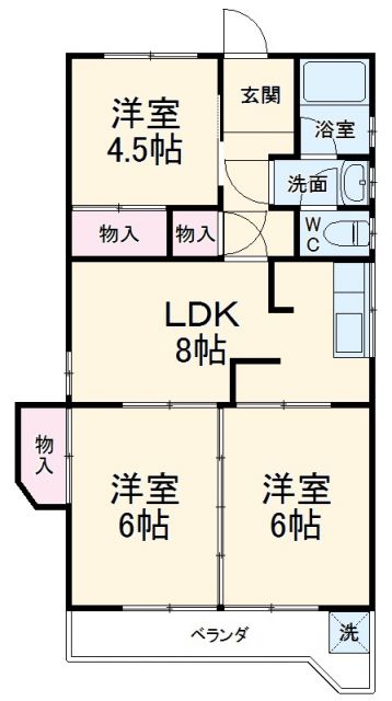 シャルム中島の間取り写真