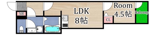 LIVFIT放出の間取り写真