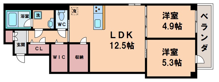 ルミナテラス上町台の間取り写真