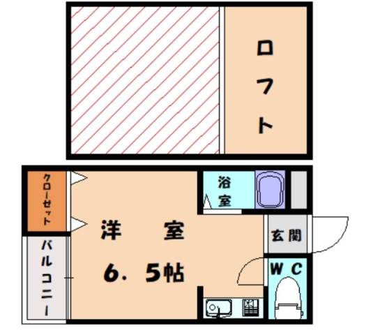 鵜飼パレス西戸崎の間取り写真