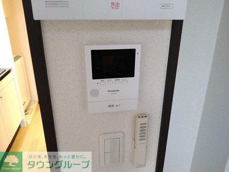 セキュリティ　モニターホン標準設置