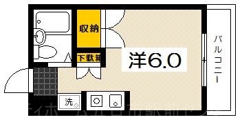 広島市佐伯区三筋のマンションの間取り