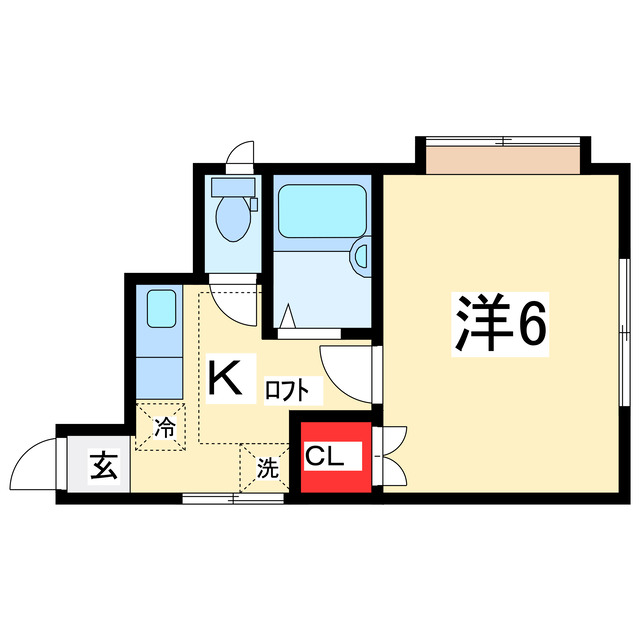 シャトル２番館の間取り