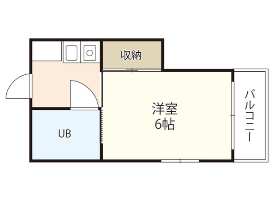 広島市南区旭のマンションの間取り