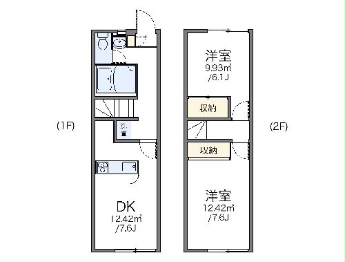 レオパレス小柿の間取り