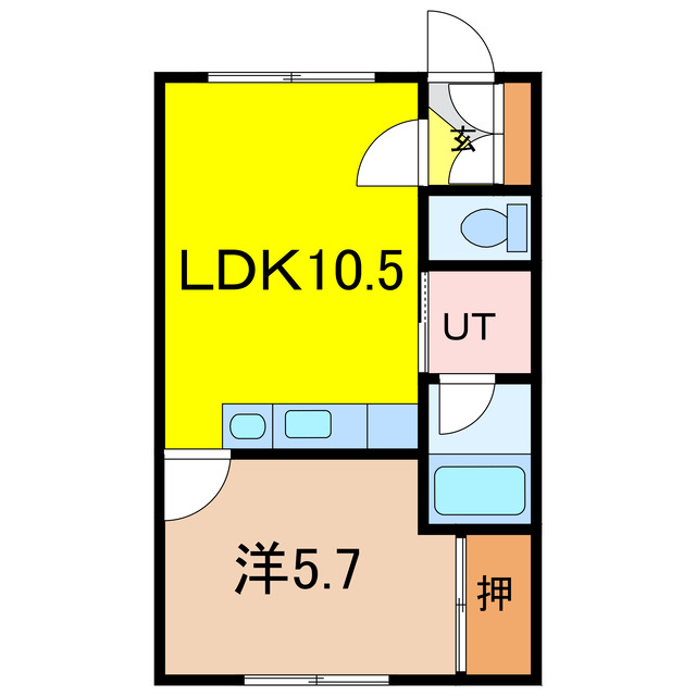 マンションマーガレットの間取り