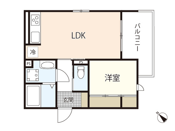 ライブコープ曙の間取り