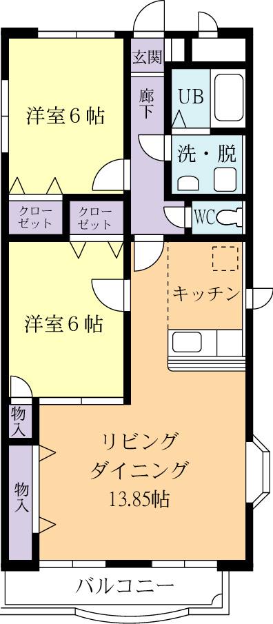 エミネンス光風の間取り