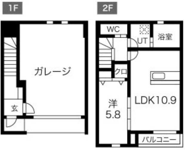 GR-TANA(α棟)１０３の間取り